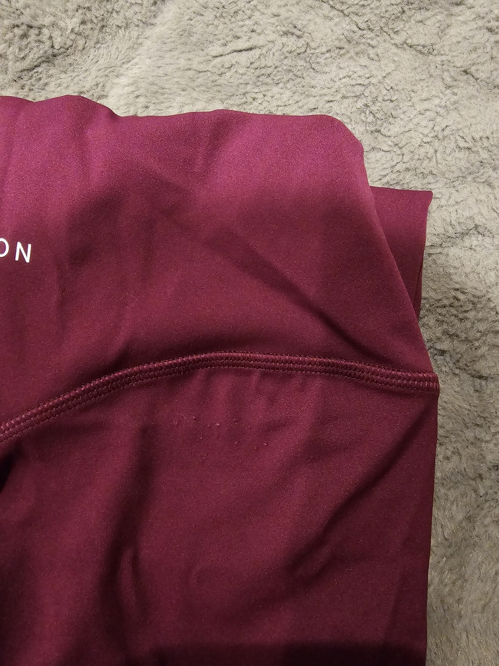 EUC Paragon Women's High-Waist Legging & Sports Bra Set — Plum/Purple - Picture 4 of 5
